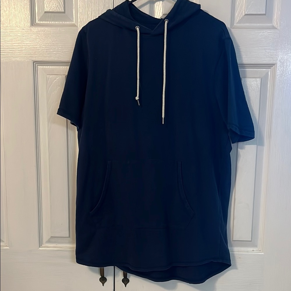 George Blue Hoodie, Short Sleeve or a bathing suit cover up
